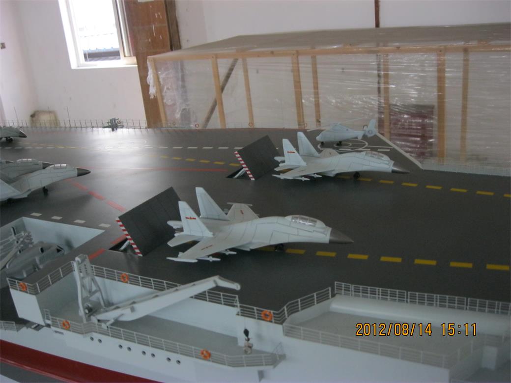 玉溪辽宁舰模型